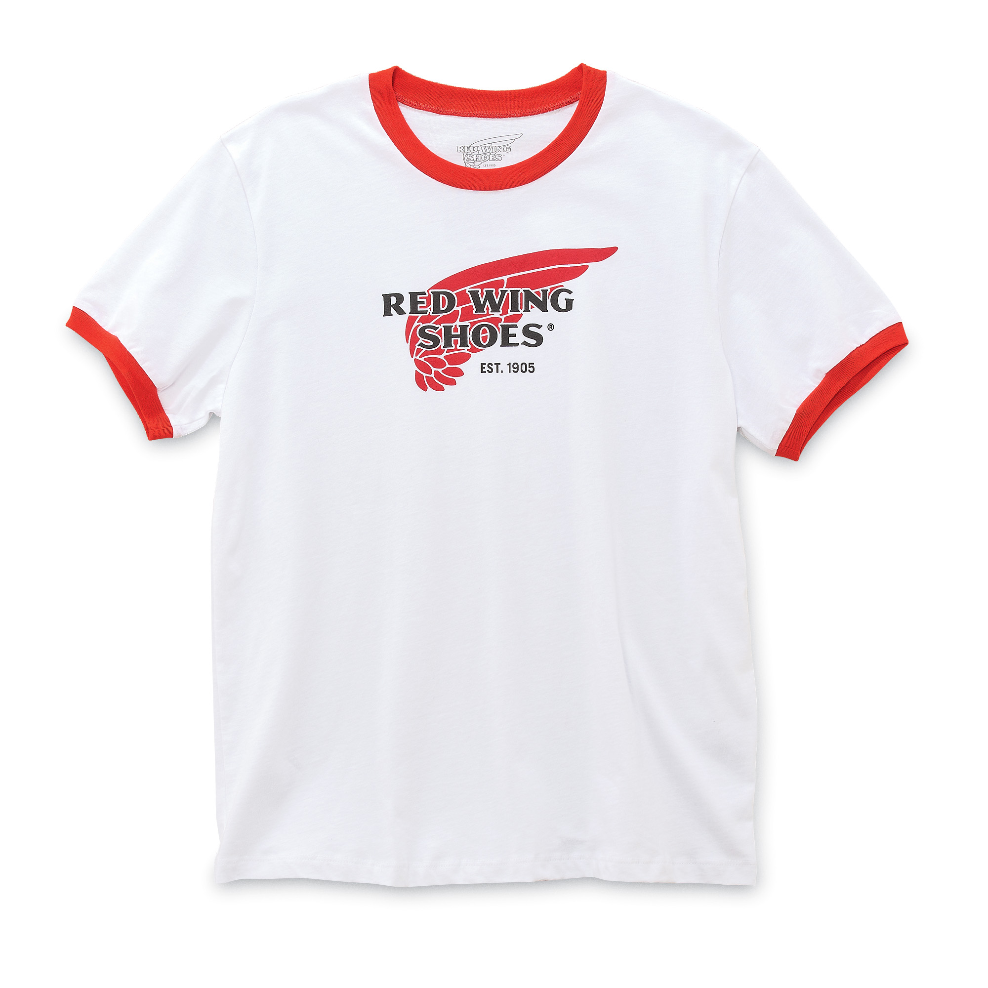 T-Shirt White / Red
