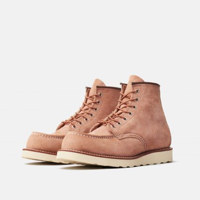 Red Wing Moc Toe 8208 in Dusty Rose