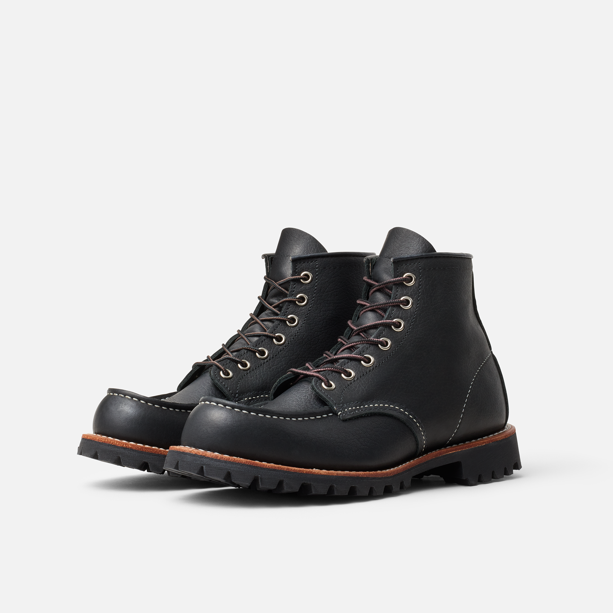 Red Wing Moc Lug 2949 in Black Oil Slick