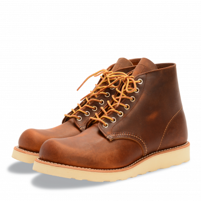 Red Wing Round Toe 9111 in Copper Rough & Tough