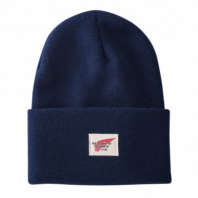 Red Wing Logo Knit Beanie Hat 97478 in Navy