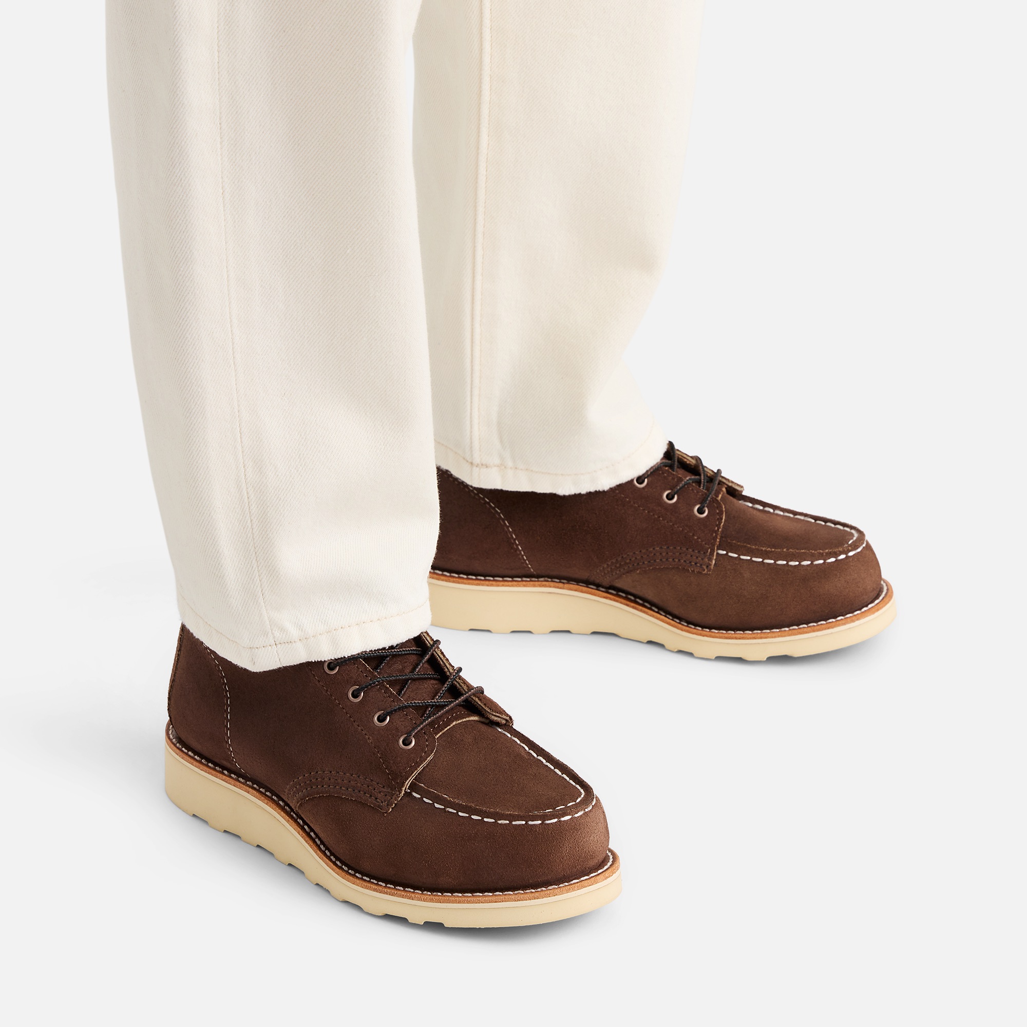 Red Wing Women’s Moc Toe 3476 in Chocolate Muleskinner, weitere Ansicht 2