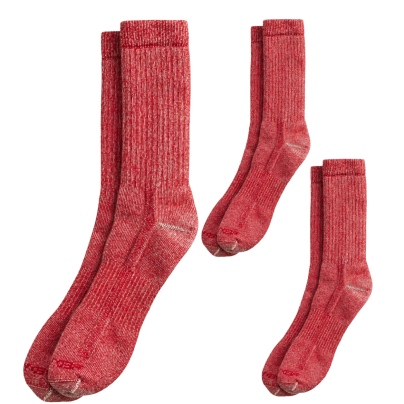3er Pack Full Crew Merino Sock